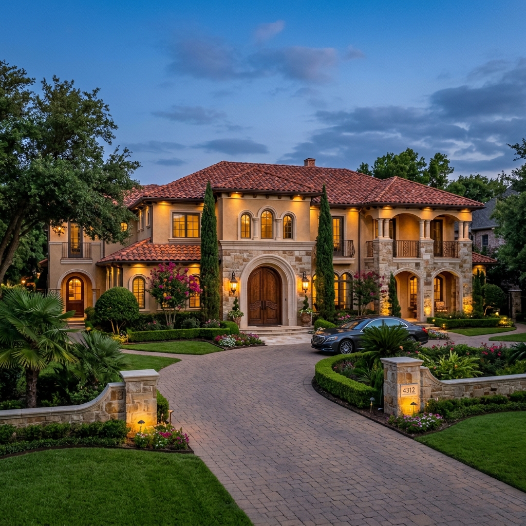 Sprawling Mediterranean Mansion
